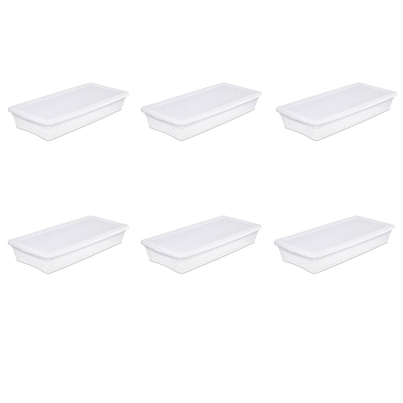 41 Quart Storage Box- White Case of 6