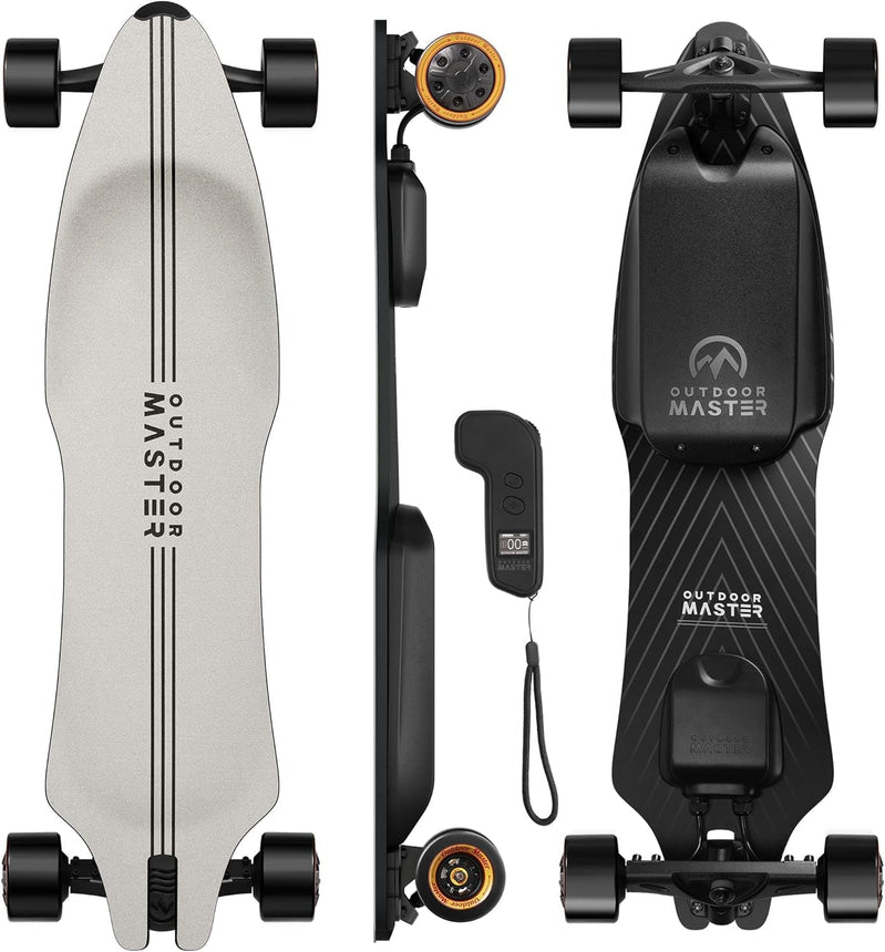 Caribou Electric Skateboard 32 MPH, 26 Mile Range, Dual 1000W Motors, Longboard for Adults & Teens, 6-Month Warranty