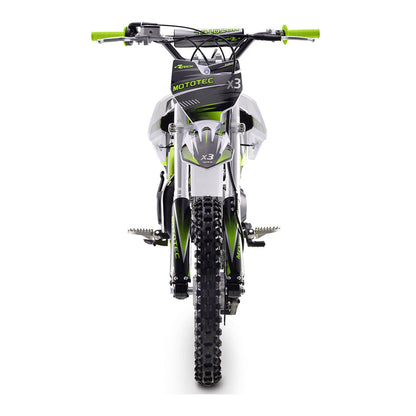 MOTOTEC X3 125CC 4-Stroke Green Gas-Powered Dirt Bike (95731462)