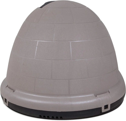 Petmate Indigo Dog House (Igloo Dog House, Made in USA with 90% Recycled Materials, All Weather Protection Pet Shelter) for XL Dogs 90 to 125 pounds, Made in USA