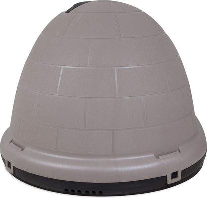 Petmate Indigo Dog House (Igloo Dog House, Made in USA with 90% Recycled Materials, All-Weather Protection Pet Shelter) for XL Dogs -90 to 125 pounds, Made in USA