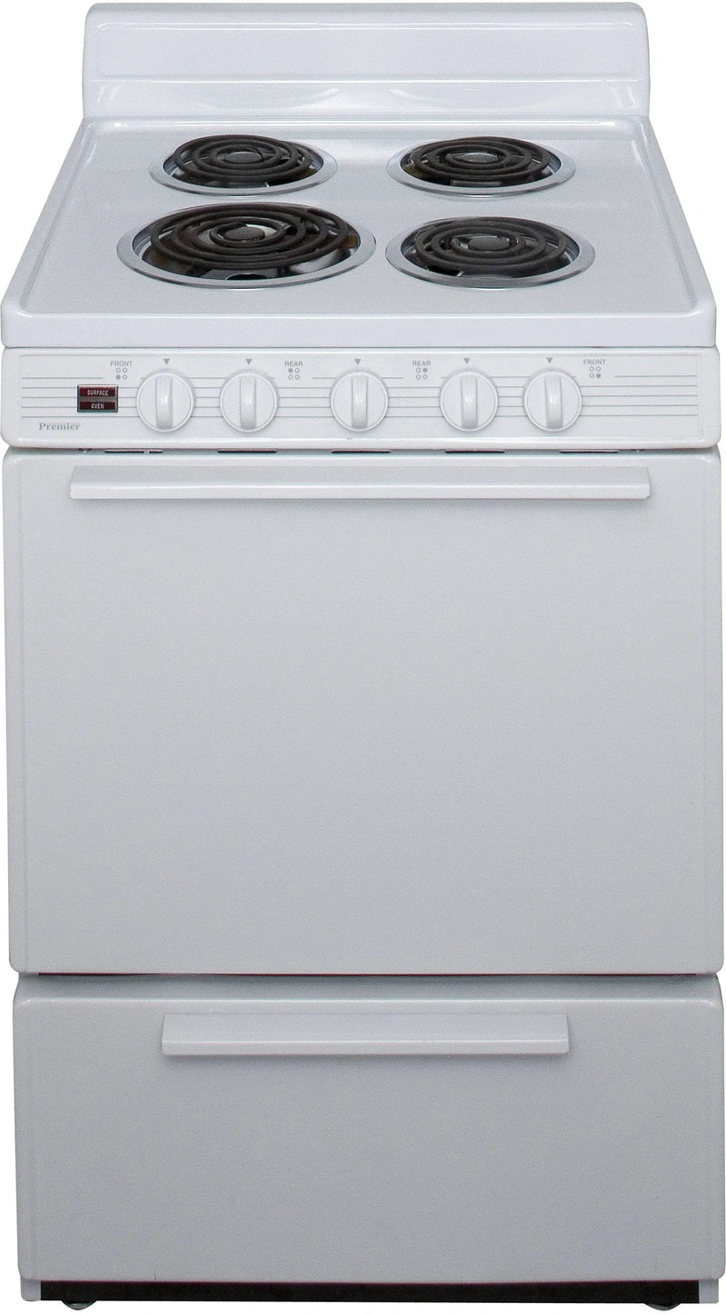 Premier 24 inch Electric Range (White)