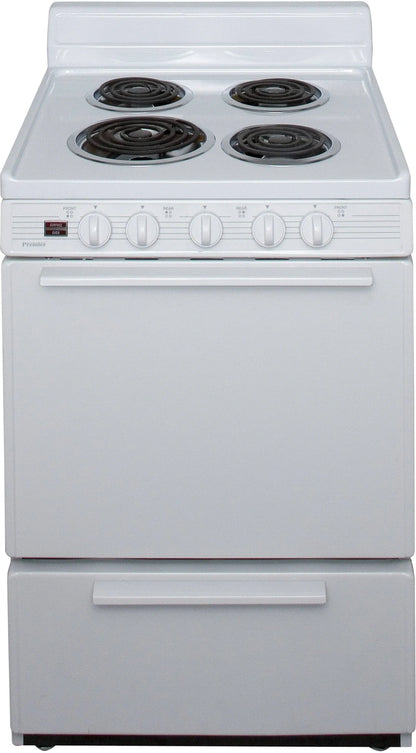 Premier 24 inch Electric Range (White)