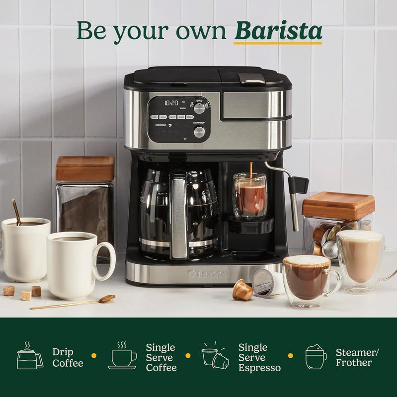 Coffeemaker 4-In-1 Coffee Center Barista Machine