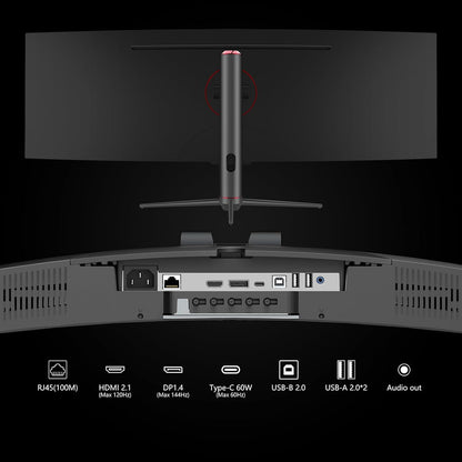 INNOCN 49" Curved Gaming Monitor, 144Hz, HDR400, USB-C, 49C1G