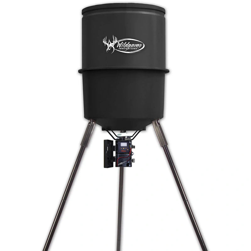Wildgame Innovations Sports and Outdoors Quick Set Game Feeder, 30-Gal