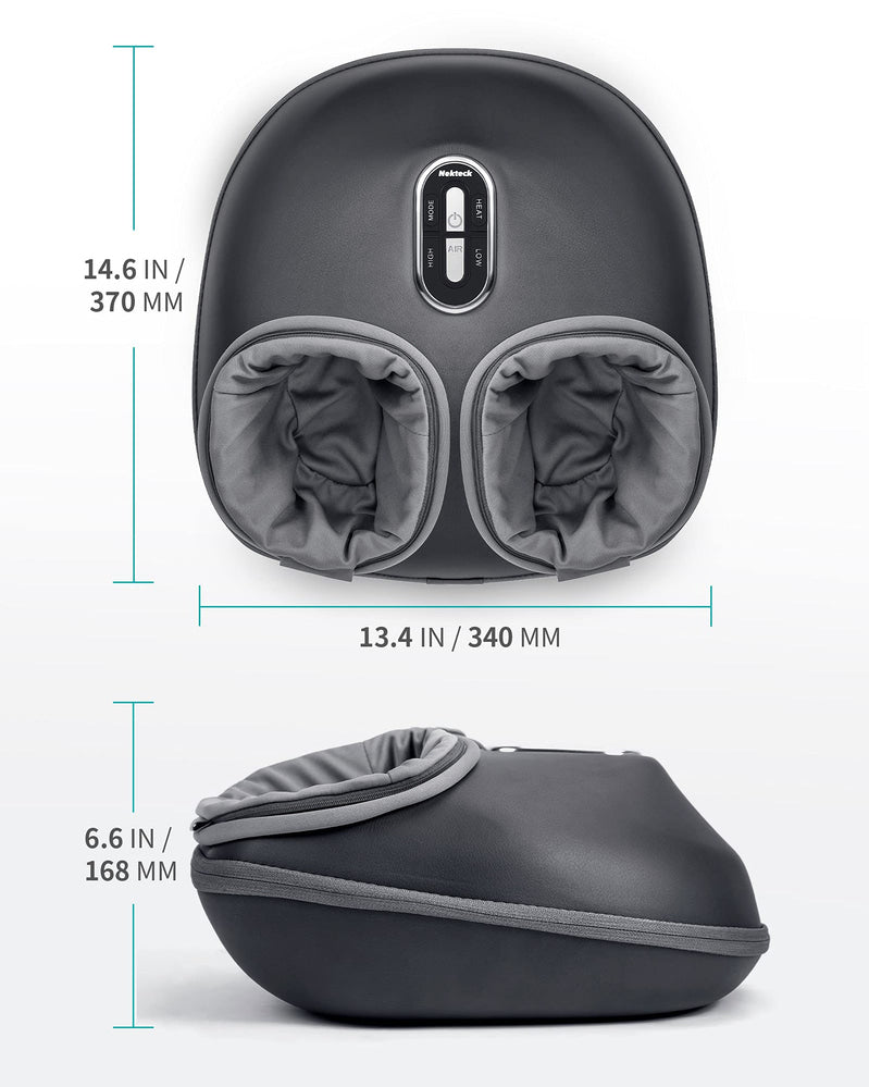 Nekteck Shiatsu Foot Massager Machine with Soothing Heat
