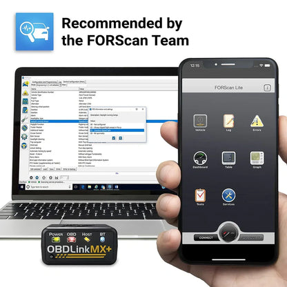 OBDLink Bluetooth Scanner for iPhone, Android, and Windows