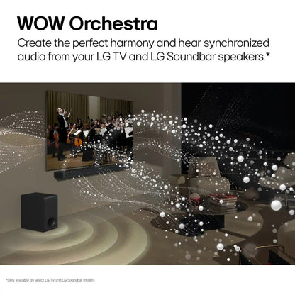 LG – 5.1.1-Channel S70TR Home Theater Soundbar with Wireless Subwoofer and Rear Speakers, Dolby Atmos, WOW Orchestra – Black