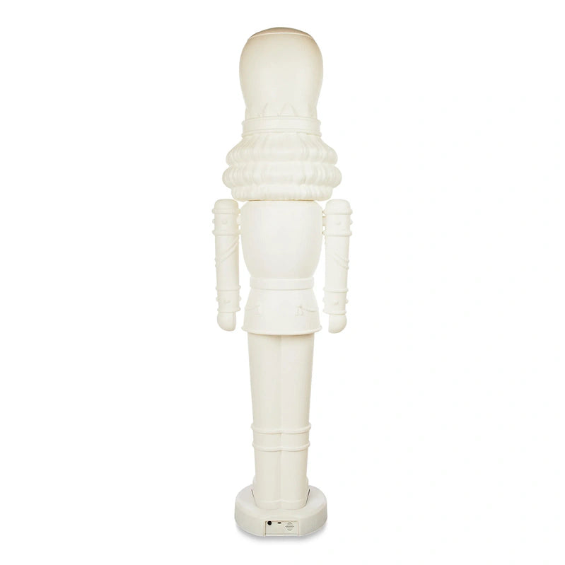 Animated White Nutcracker Blow Mold, 75 in, 6.25 ft, by Holiday Time