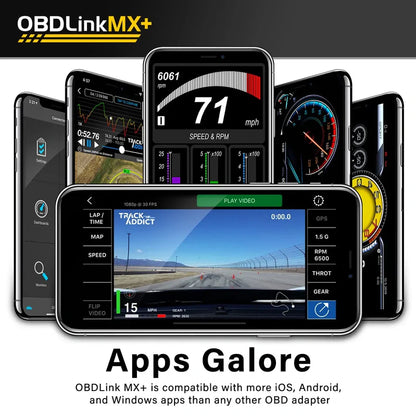 OBDLink Bluetooth Scanner for iPhone, Android, and Windows