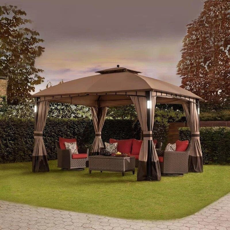 Moorehead 12 Ft. W x 10 Ft. D Steel Patio Gazebo