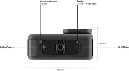 Black - Waterproof Action Camera with 5.3K60 Video, 27MP Photo + Compatability with HB-Series Lenses